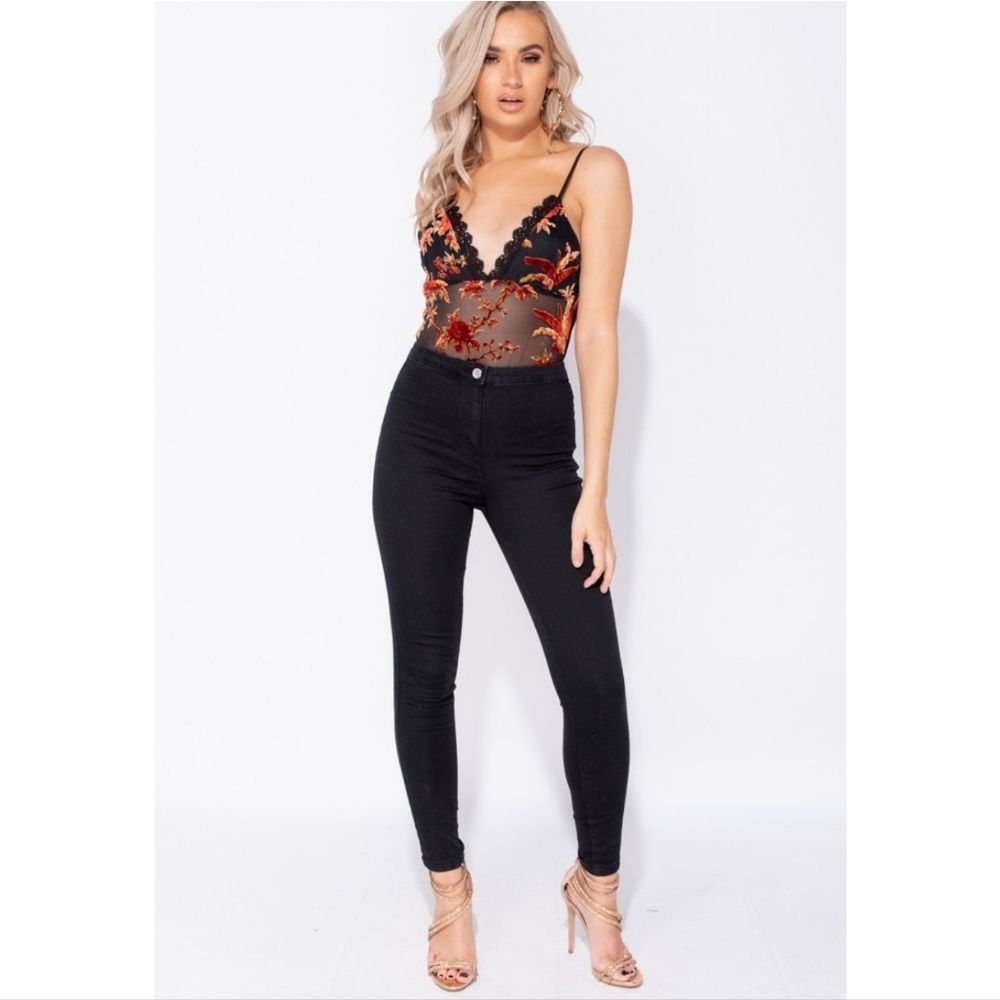 Black Skinny Jeggings Jeans